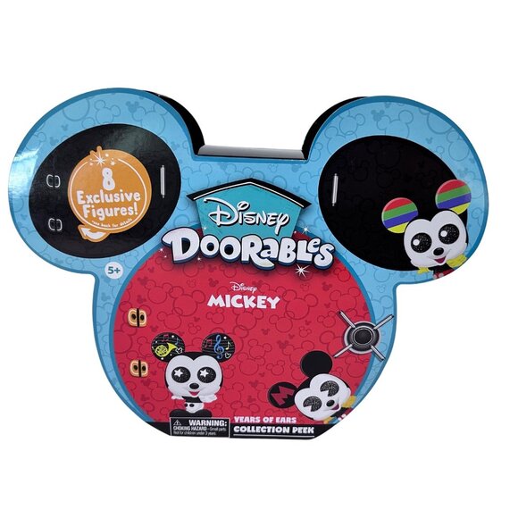 Disney Doorables Mickey Years Of Ears Collection Peek  8 Exclusive‎ Figures  NEW - Picture 1 of 8